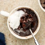 Fudgy Vegan Mug Brownie (Easy + Healthy) - Okonomi Kitchen