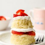 Microwave Strawberry Shortcake for Two | Pretty Prudent