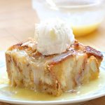 White Chocolate Bread Pudding - Cakescottage