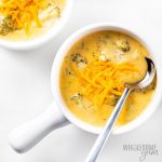 Broccoli Cheese Soup - Baking A Moment