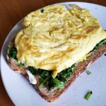 Work from Home Lunch: Egg Toast with Sautéed Arugula – Claire Aucella