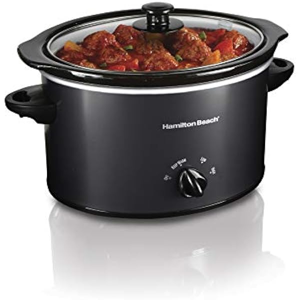 What Do Users Think About the Hamilton Beach 3-Quart Slow Cooker With Dishwasher-Safe Crock & Lid, Matte Black (33231)?