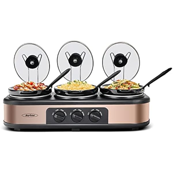 What Can You Expect from Sunvivi 1.5 Quart Triple Slow Cooker and Buffet Server?