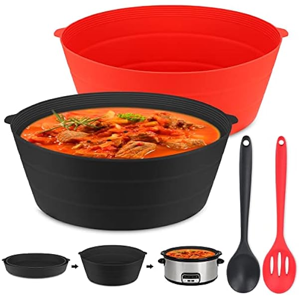 2-Set Silicone Slow Cooker Liners by SelfTek