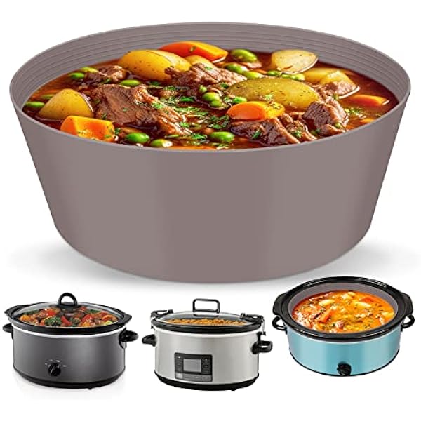 Looking for a Perfect Liner for Your Slow Cooker? Discover the Silicone Slow Cooker Liner Fit for 7-8 QT Oval Cookers!