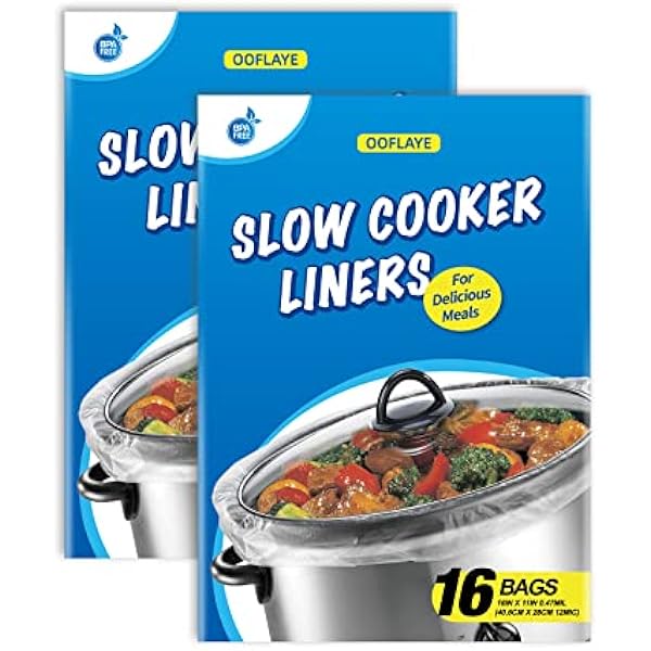 32 Counts Slow Cooker Liners Small Size