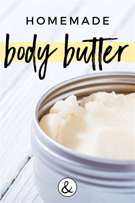 Luxurious Homemade Body Butter