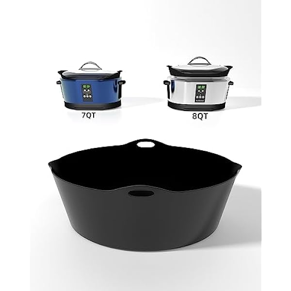 Ziimlpo Silicone Slow Cooker Liners Divider