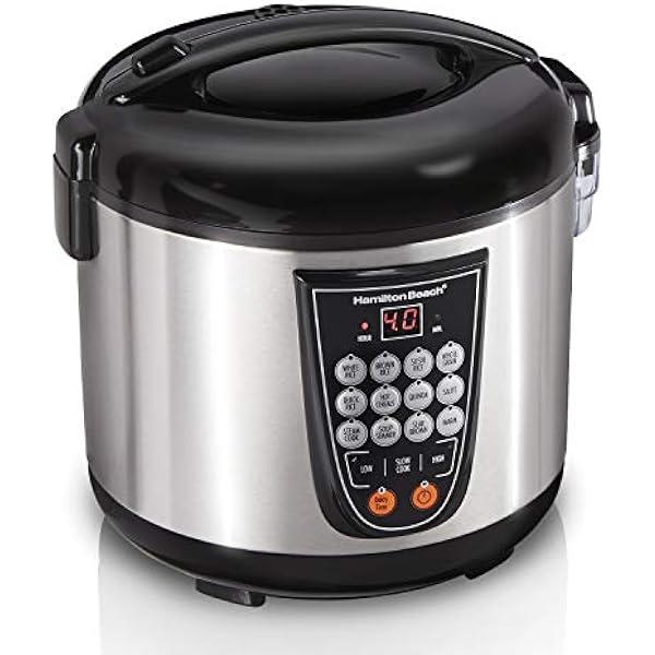Hamilton Beach Digital Programmable Rice and Slow Cooker