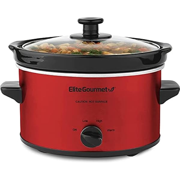 Elite Gourmet MST-275XR Electric Oval Slow Cooker