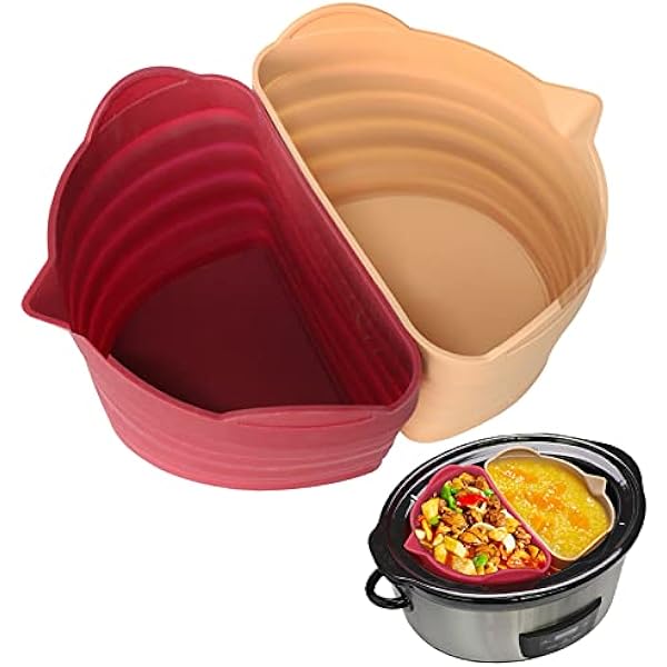 YCQQPRO Silicone Slow Cooker Liners Divider