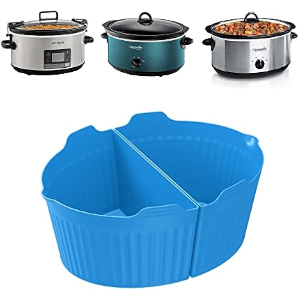 7 Qt Slow Cooker Divider Silicone Liners