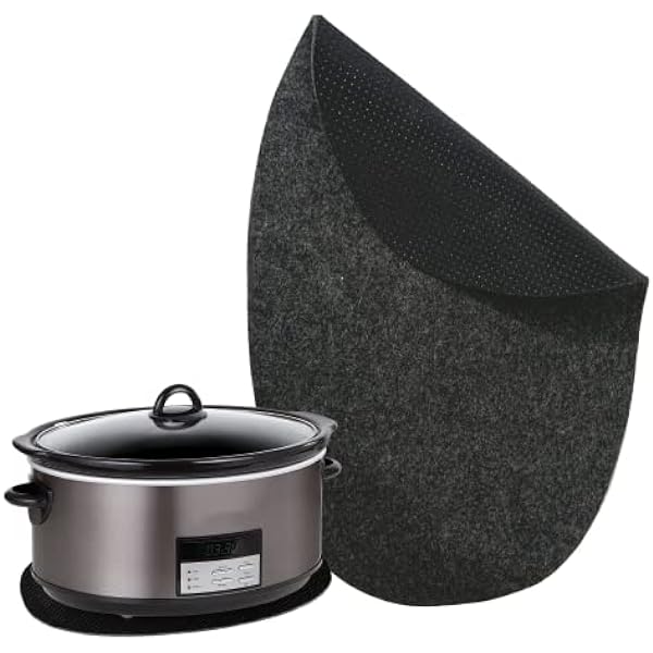 Oval Heat-Resistant Mat for Slow Cookers