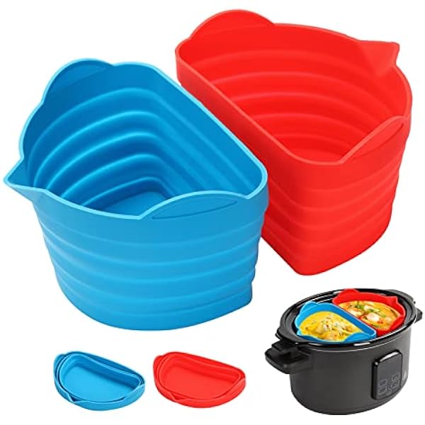 Are VYAJI Silicone Slow Cooker Divider Liners Compatible with Various 6-8QT Slow Cookers?