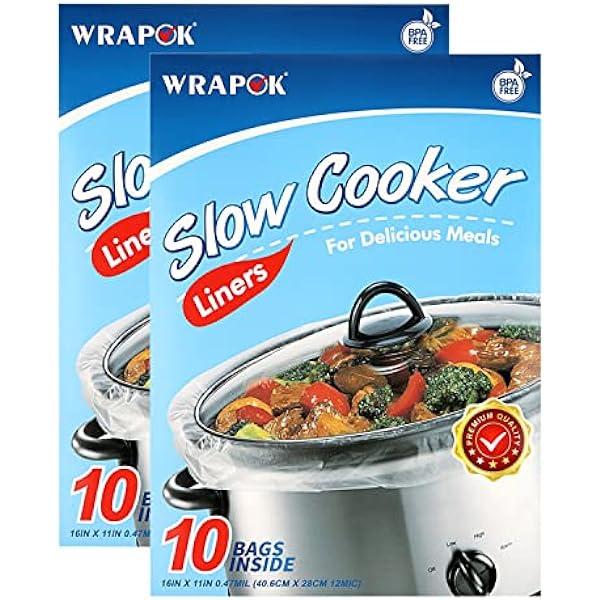 WRAPOK Slow Cooker Liners Packaging
