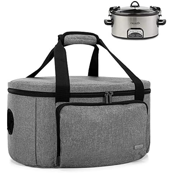 Luxja Insulated Slow Cooker Bag